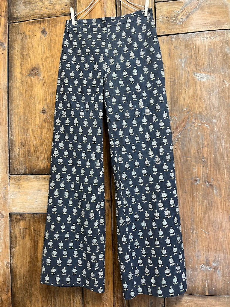 İndigo Desen Pantolon