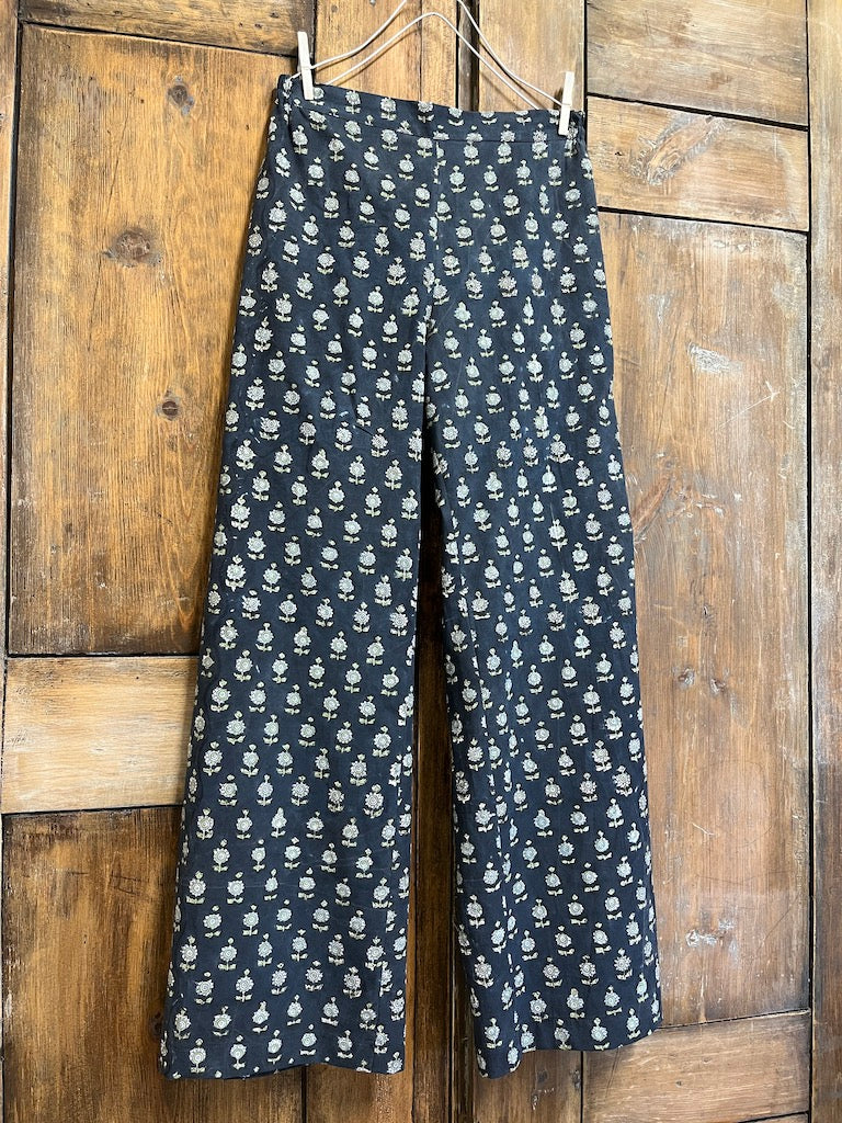 İndigo Desen Pantolon