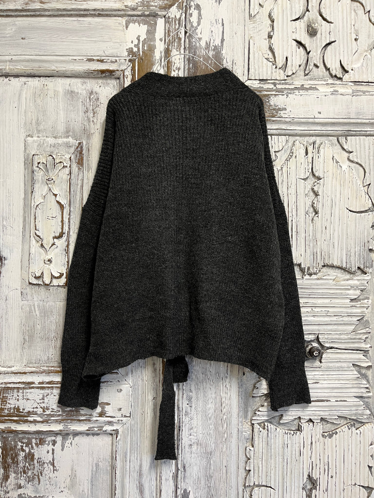 anvelop pamuklu gri hırka