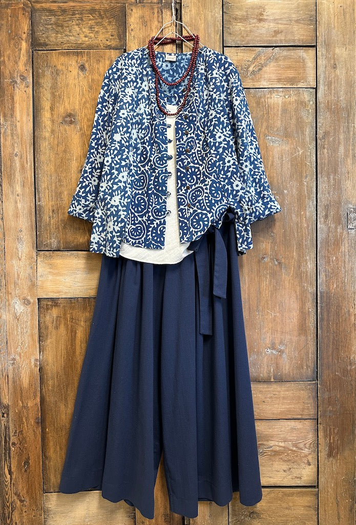 Bel Detay Keten Pantolon