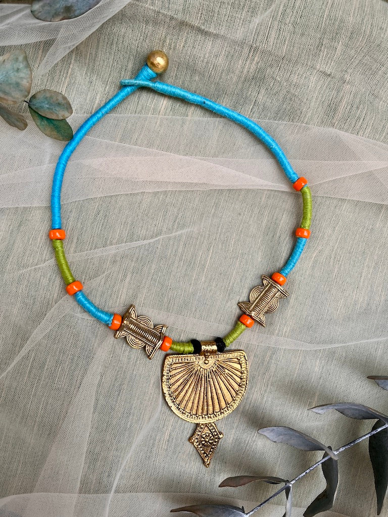 Bronz Renkli Kolye