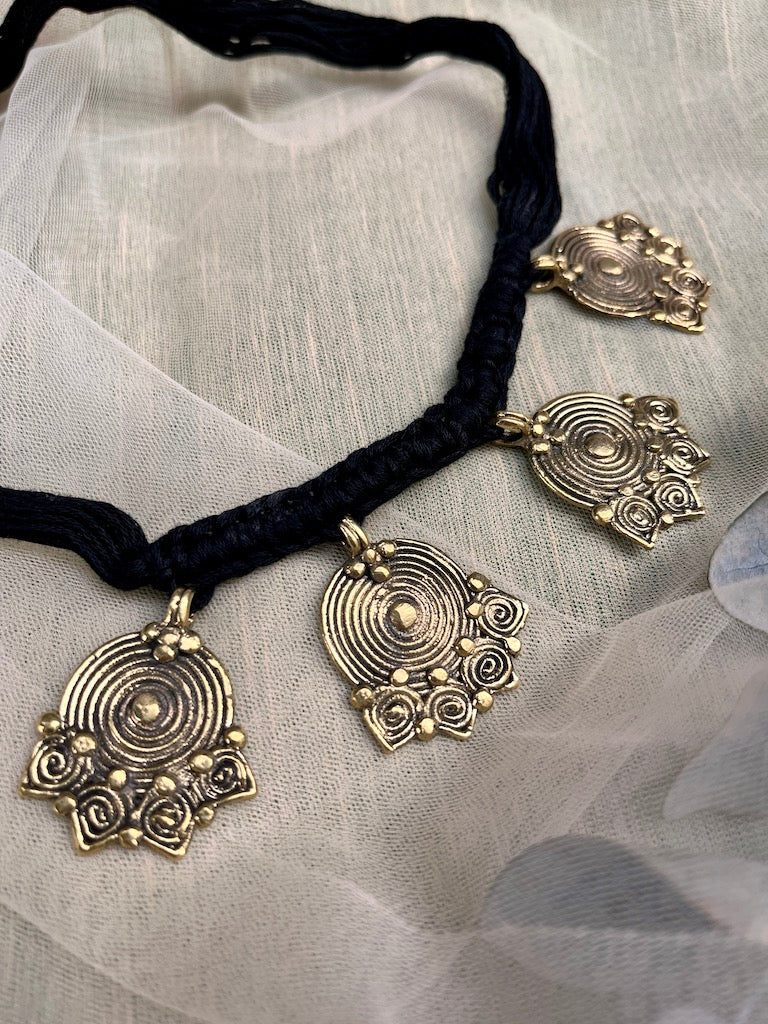 Bronz Spiral Kolye