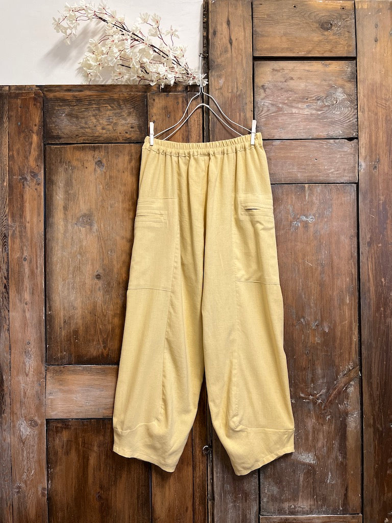 keten sarı pantolon