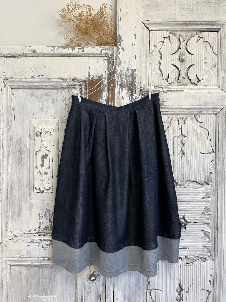 Denim Pile Detay Etek