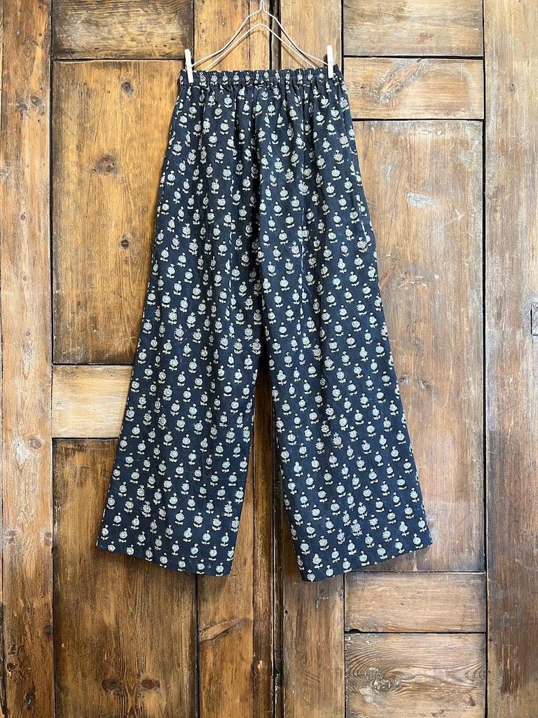 İndigo Desen Pantolon