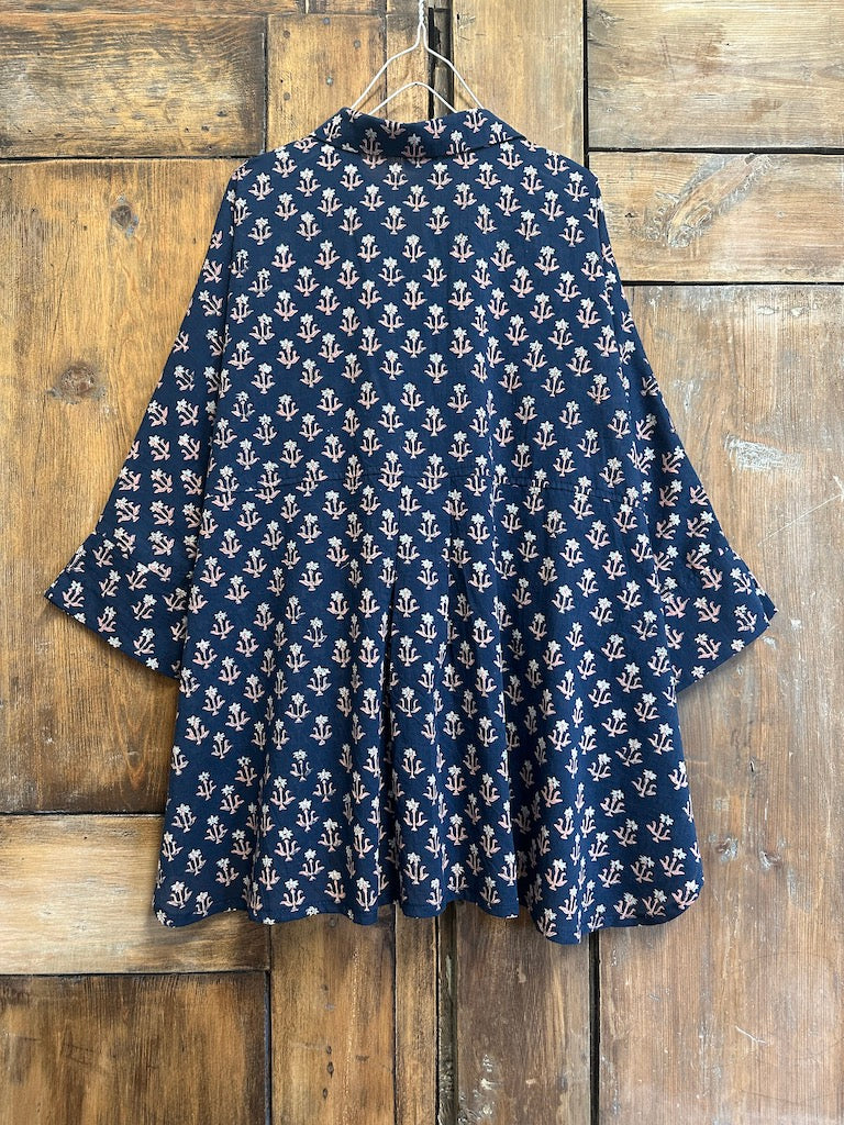 indigo modern kesim bluz