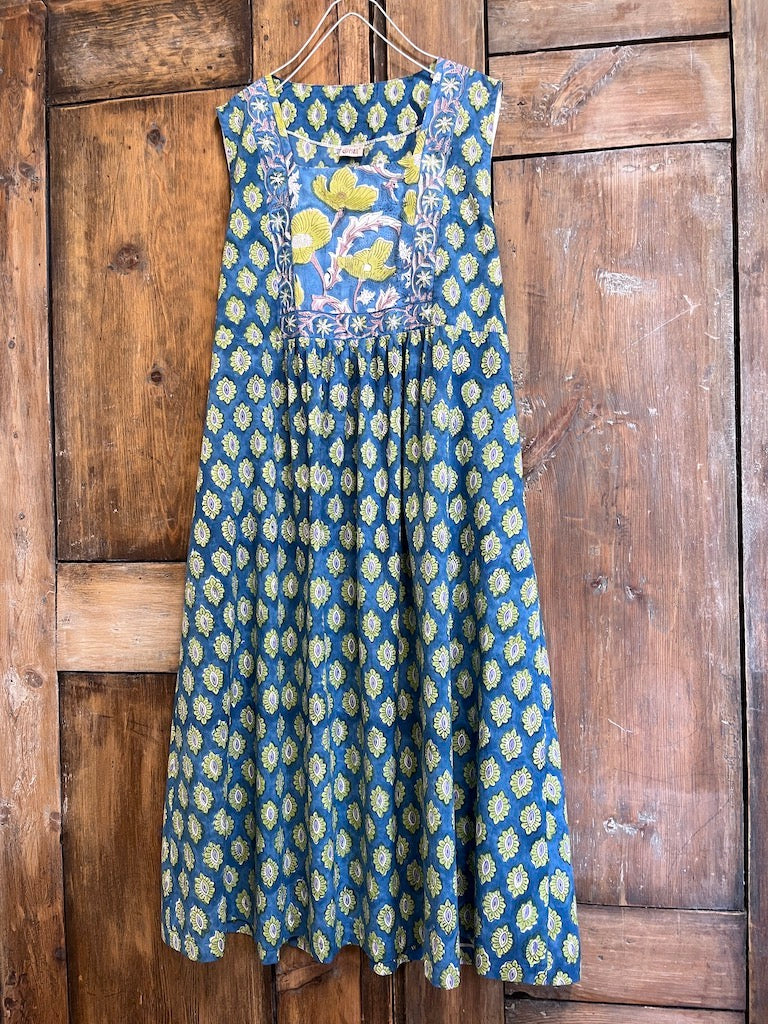 Roba Şerit İndigo Elbise