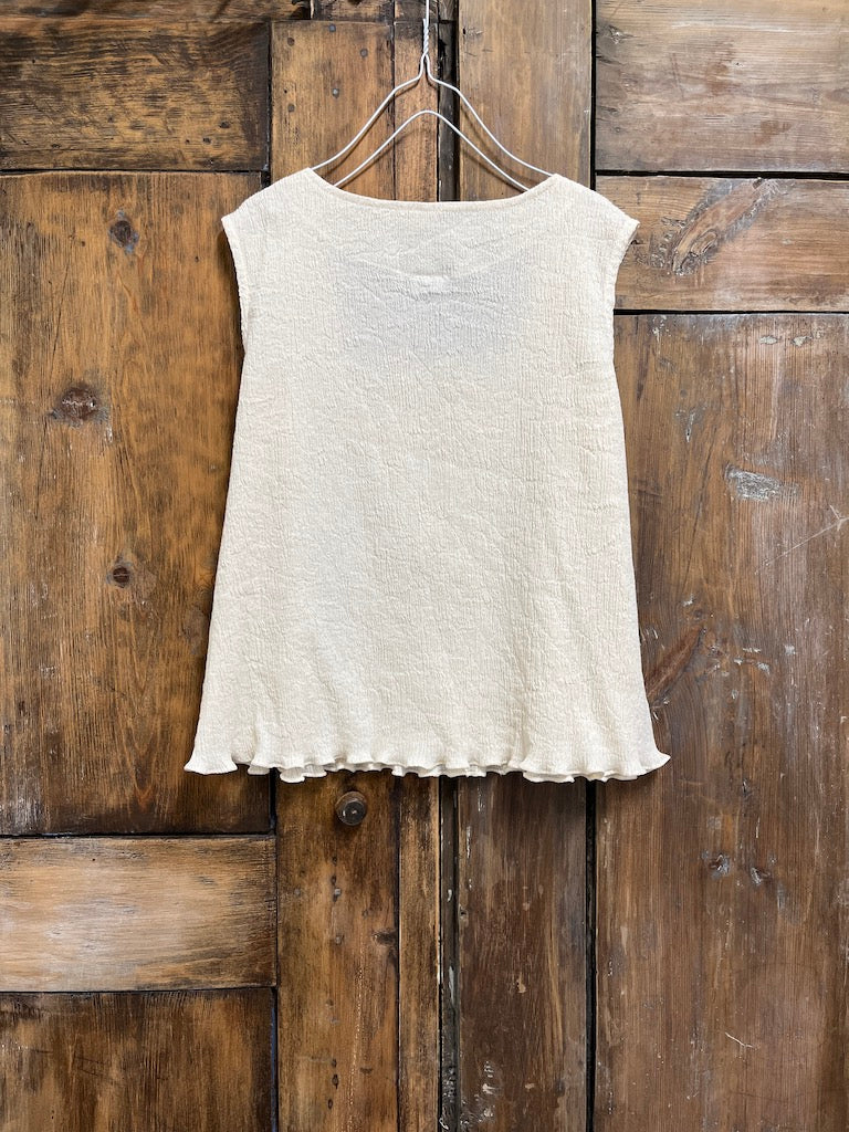 Yaka Detay Kolsuz Bluz