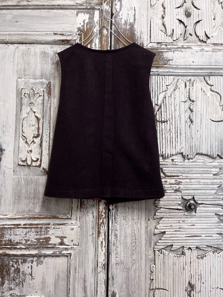 yün yelek antika işli cepli