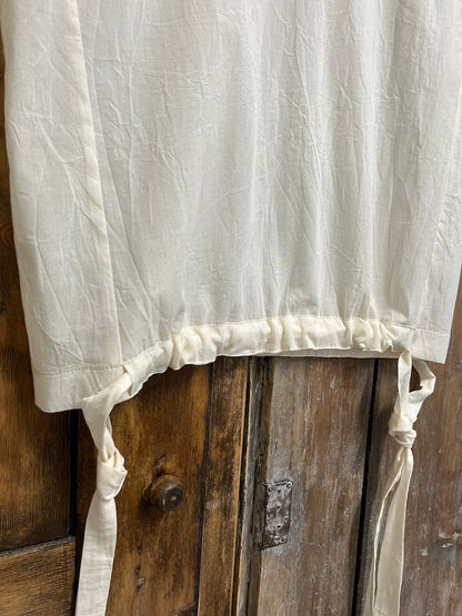 yandan bağlamalı kolsuz pamuklu bluz