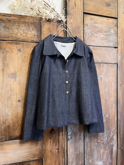 denim bele oturan ceket