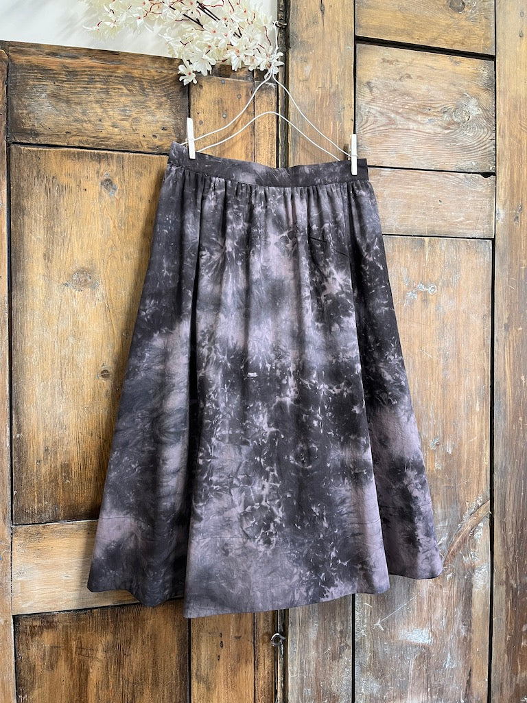 batik desen büzgülü pamuklu etek