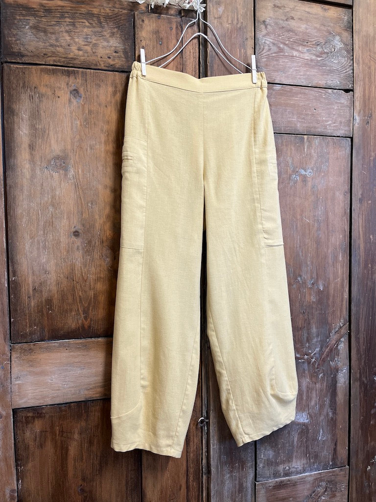 keten sarı pantolon 