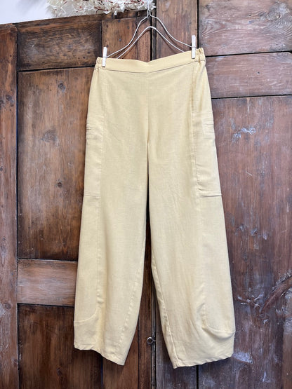 keten sarı pantolon 