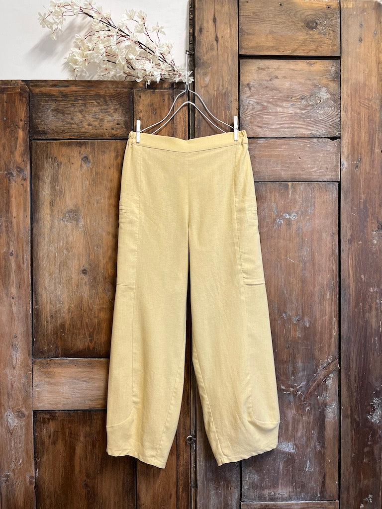 keten sarı pantolon 