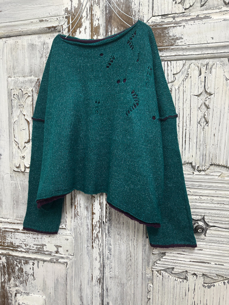 moher yeşil triko bluz