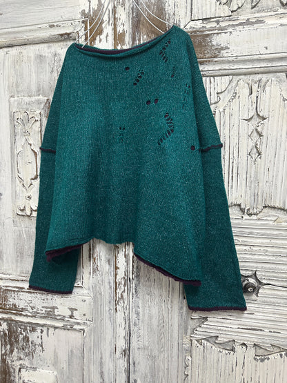 moher yeşil triko bluz