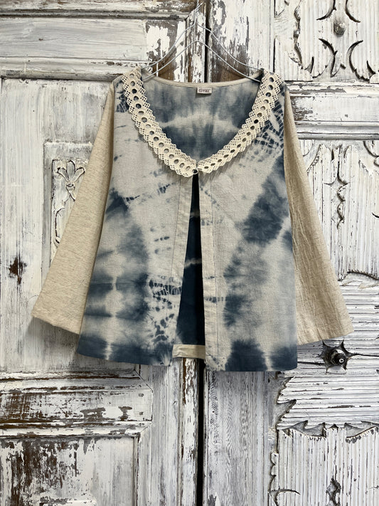 shibor dantel yaka ceket