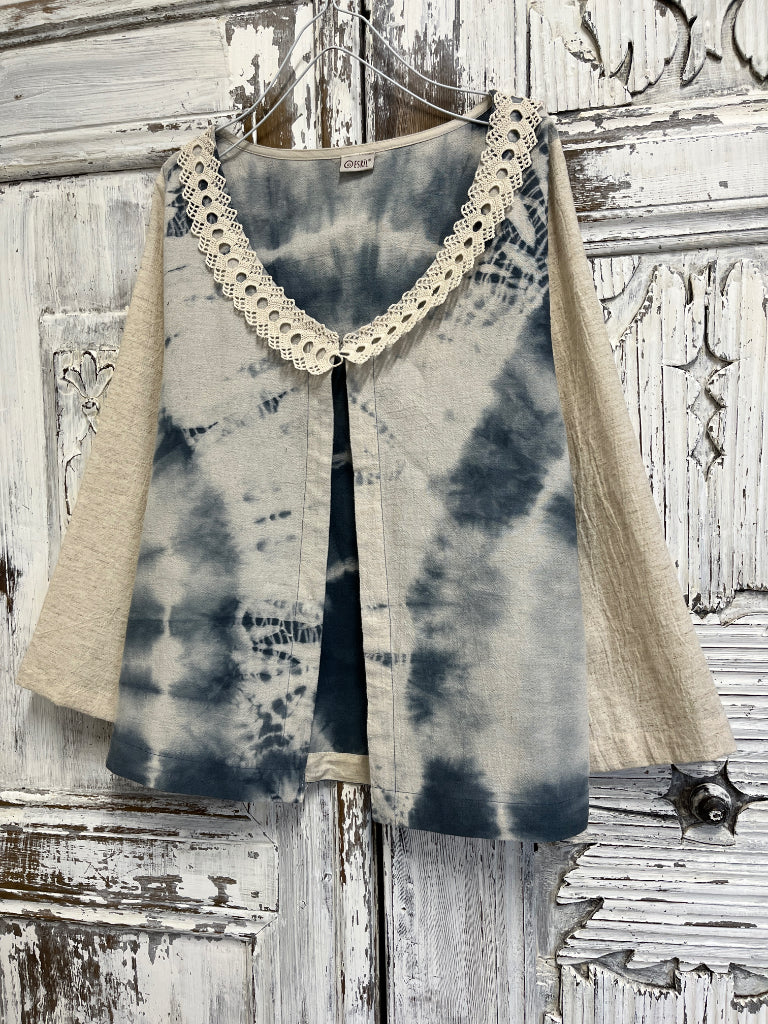 shibor dantel yaka ceket