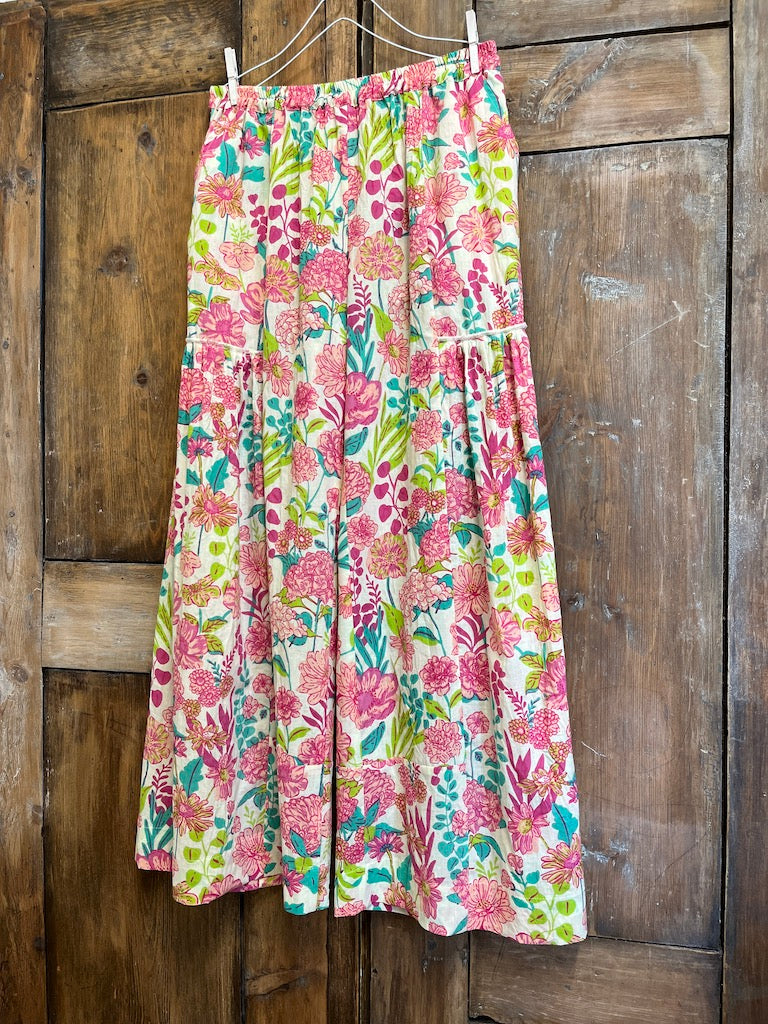 Desenli Yan Detay Pantolon