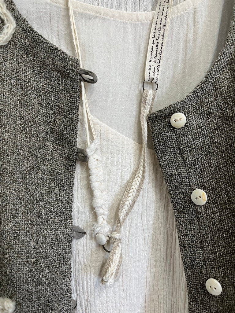 dokuma iş detay ceket