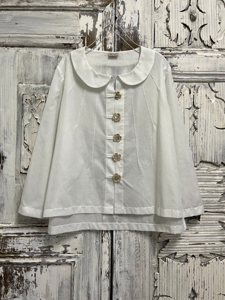 pamuklu bebe yaka gömlek 