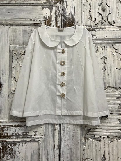 pamuklu bebe yaka gömlek 