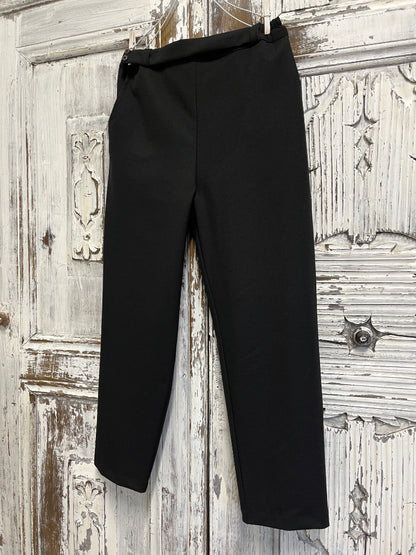 siyah klasik pantolon 