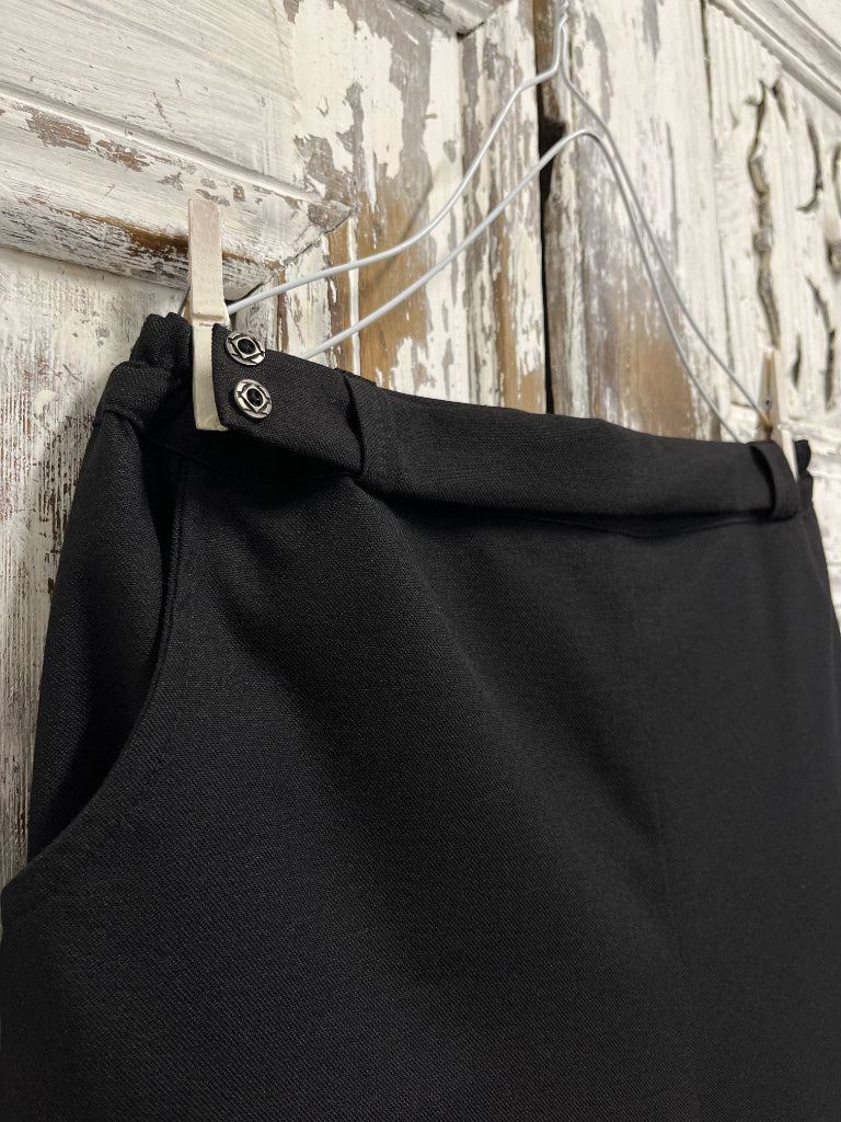 siyah klasik pantolon 