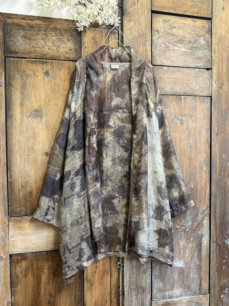 ipek eco print kaftan