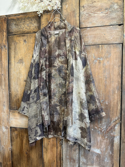 ipek eco print kaftan