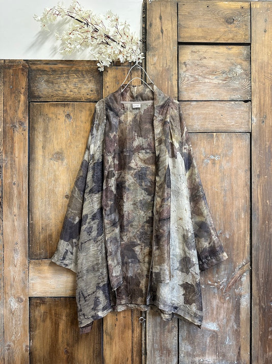 ipek eco print kaftan