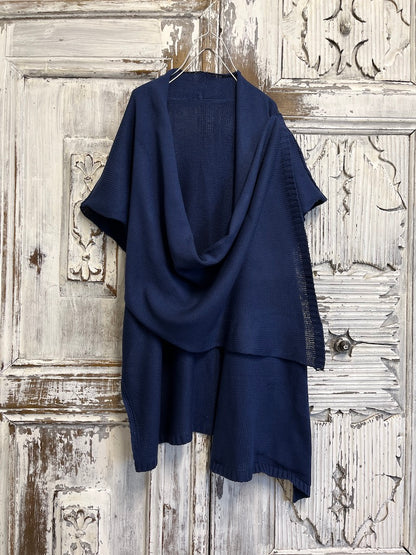 çok fonksiyonlu lacivert yelek