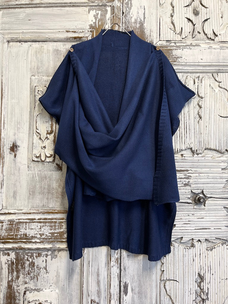 çok fonksiyonlu lacivert yelek