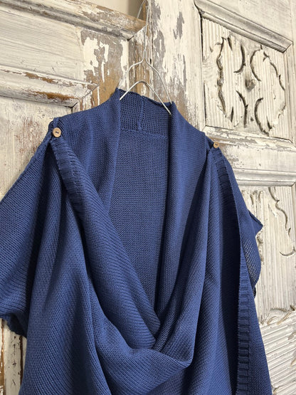 çok fonksiyonlu lacivert yelek