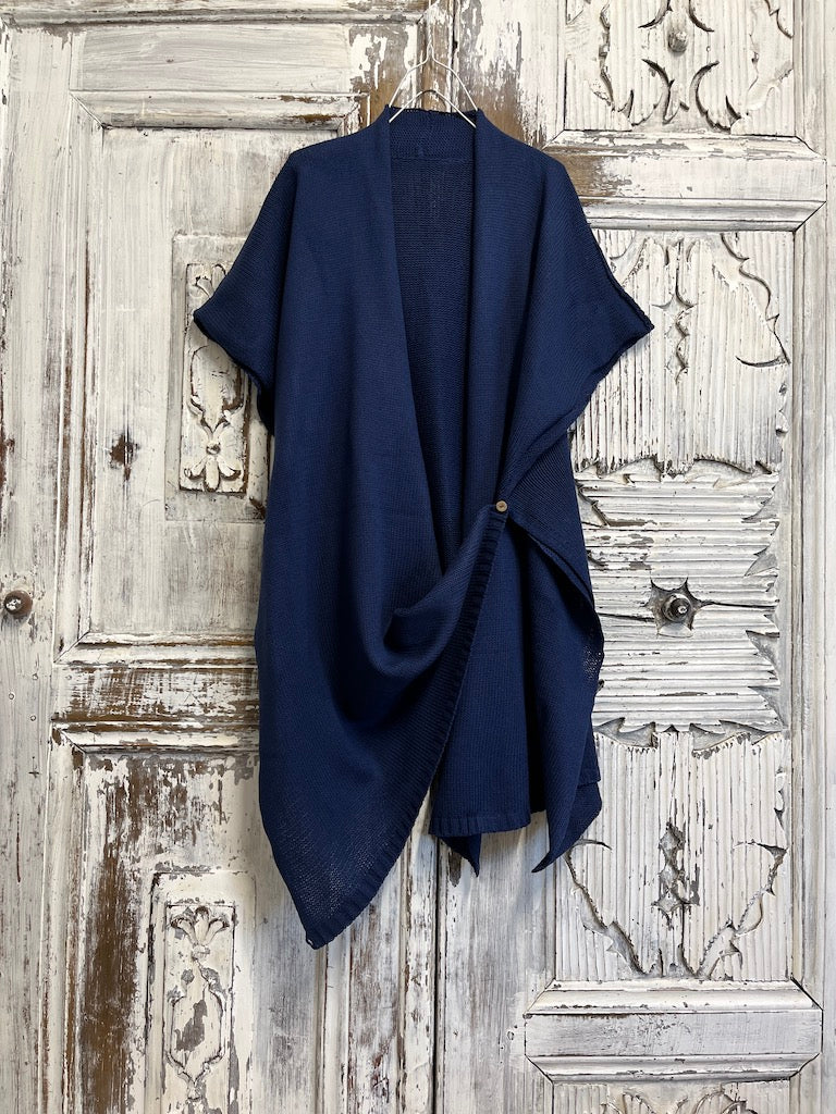 çok fonksiyonlu lacivert yelek