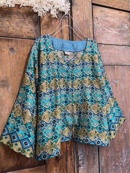 ikat desen şık ceket