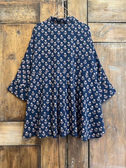 indigo modern kesim bluz