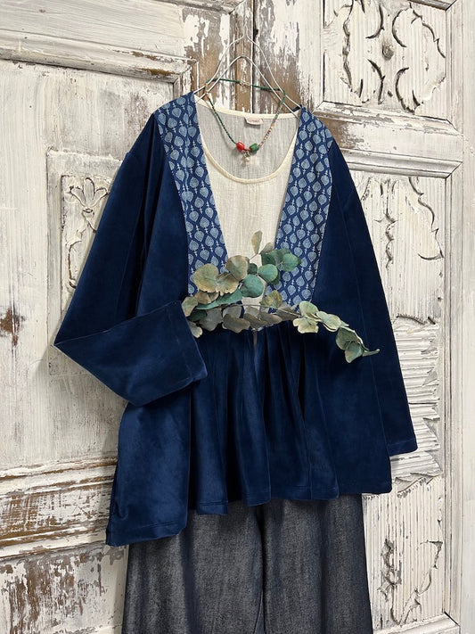 lacivert kadife ceket