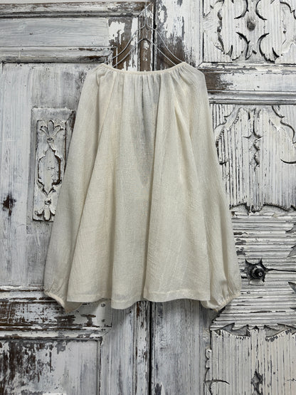 el dokuma ipek dökümlü bluz