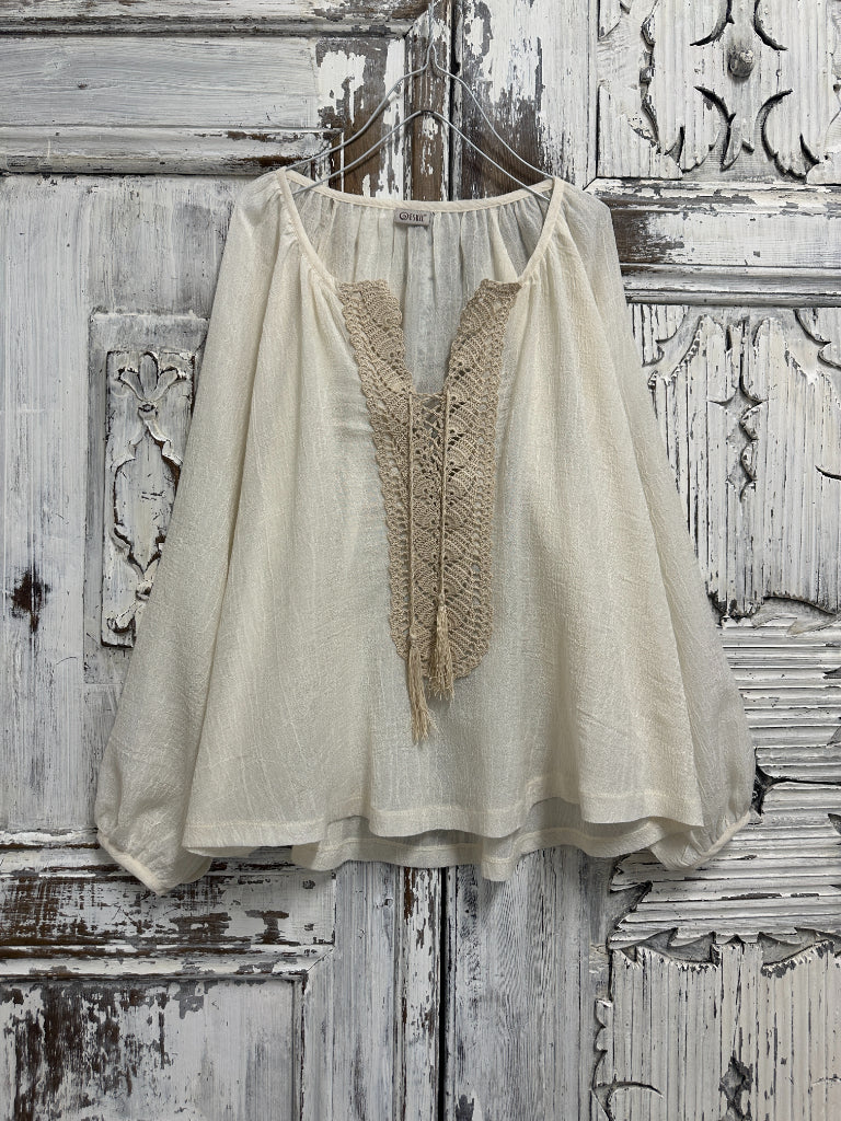 el dokuma ipek dökümlü bluz