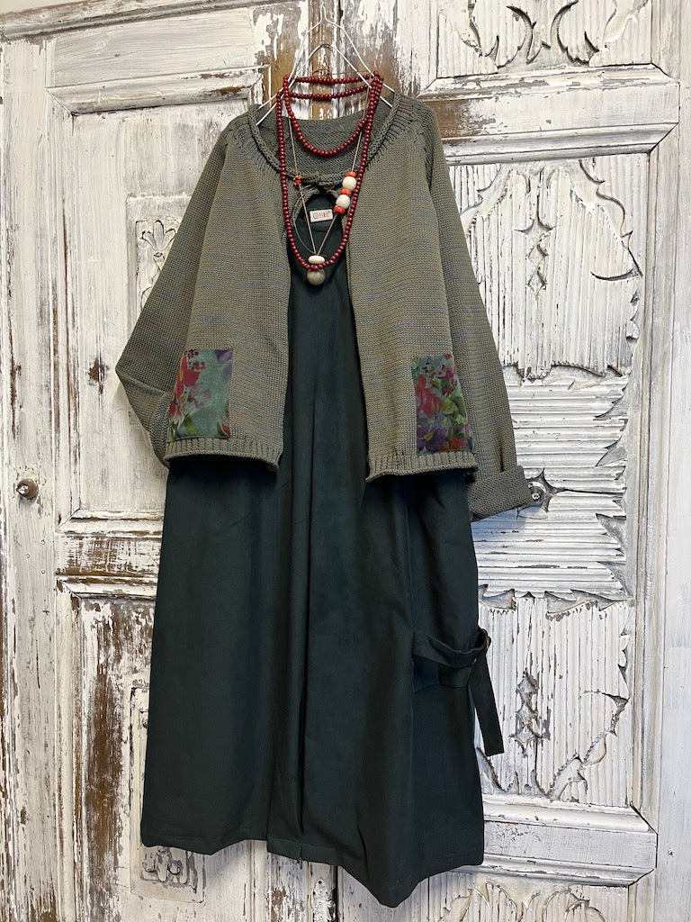 fitilli kadife koyu yeşil jile