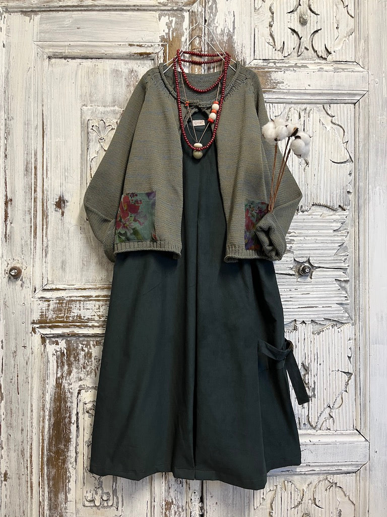 fitilli kadife koyu yeşil jile