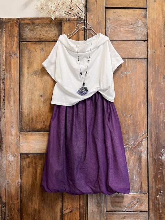 dönen yaka kısa kollu pamuklu bluz