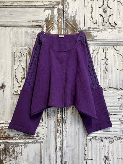 bürümcük mor bluz