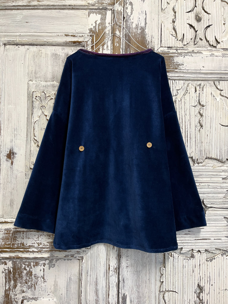 lacivert kadife bluz cepleri farklı desenli 