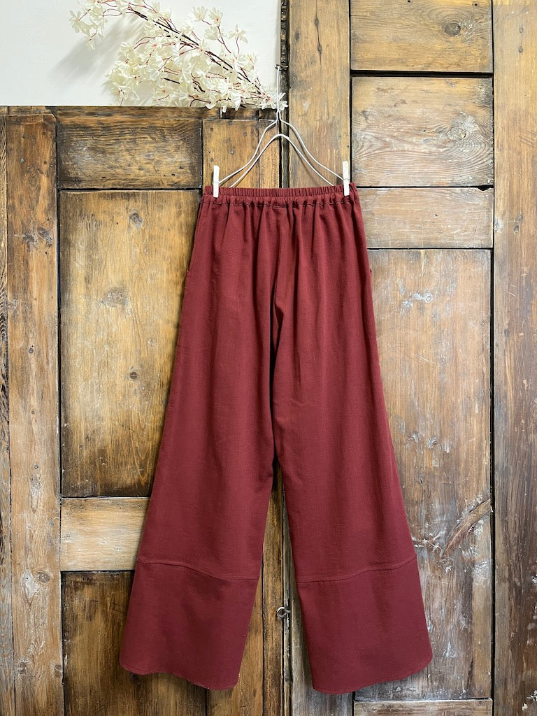 keten kiremit rengi pantolon