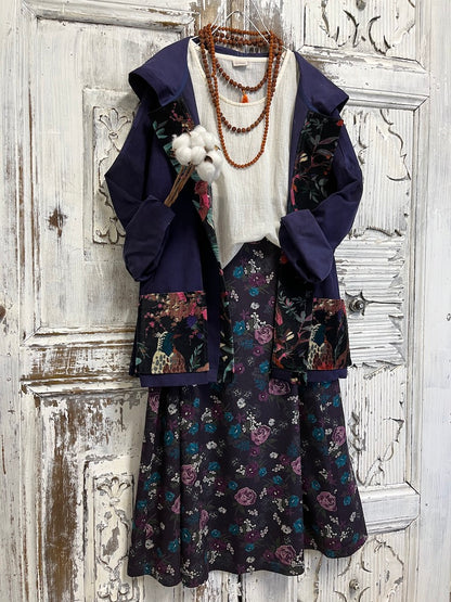 mor fitilli kadife kapüşonlu ceket