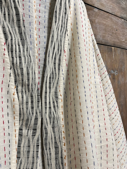 el dokuma pamuk kimono ceket