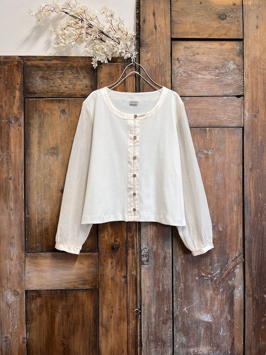 pamuklu ince saten patlı ceket